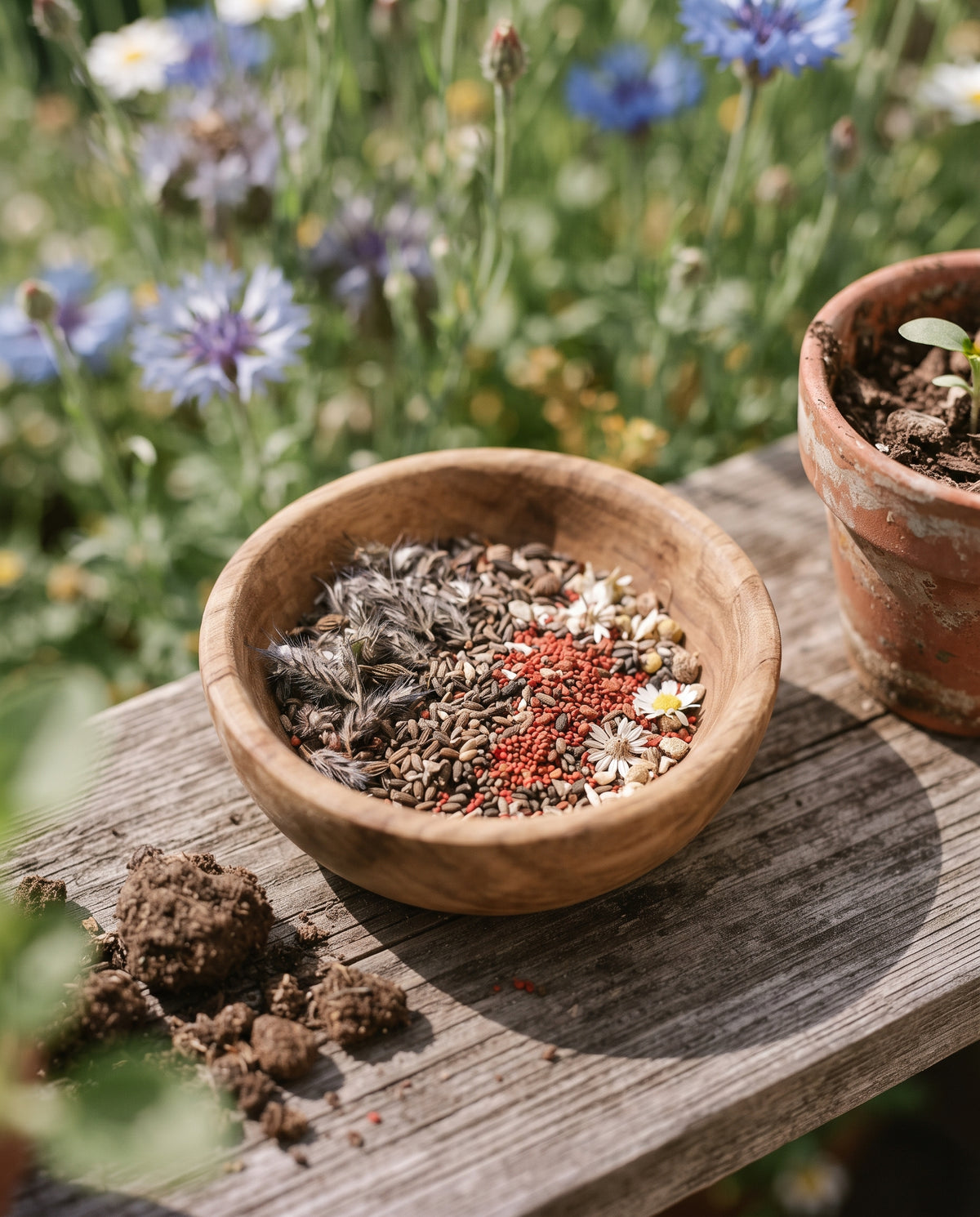 Blühmischung ‘Bienenweide’, Mischung aus 25 Arten, Ansicht 2