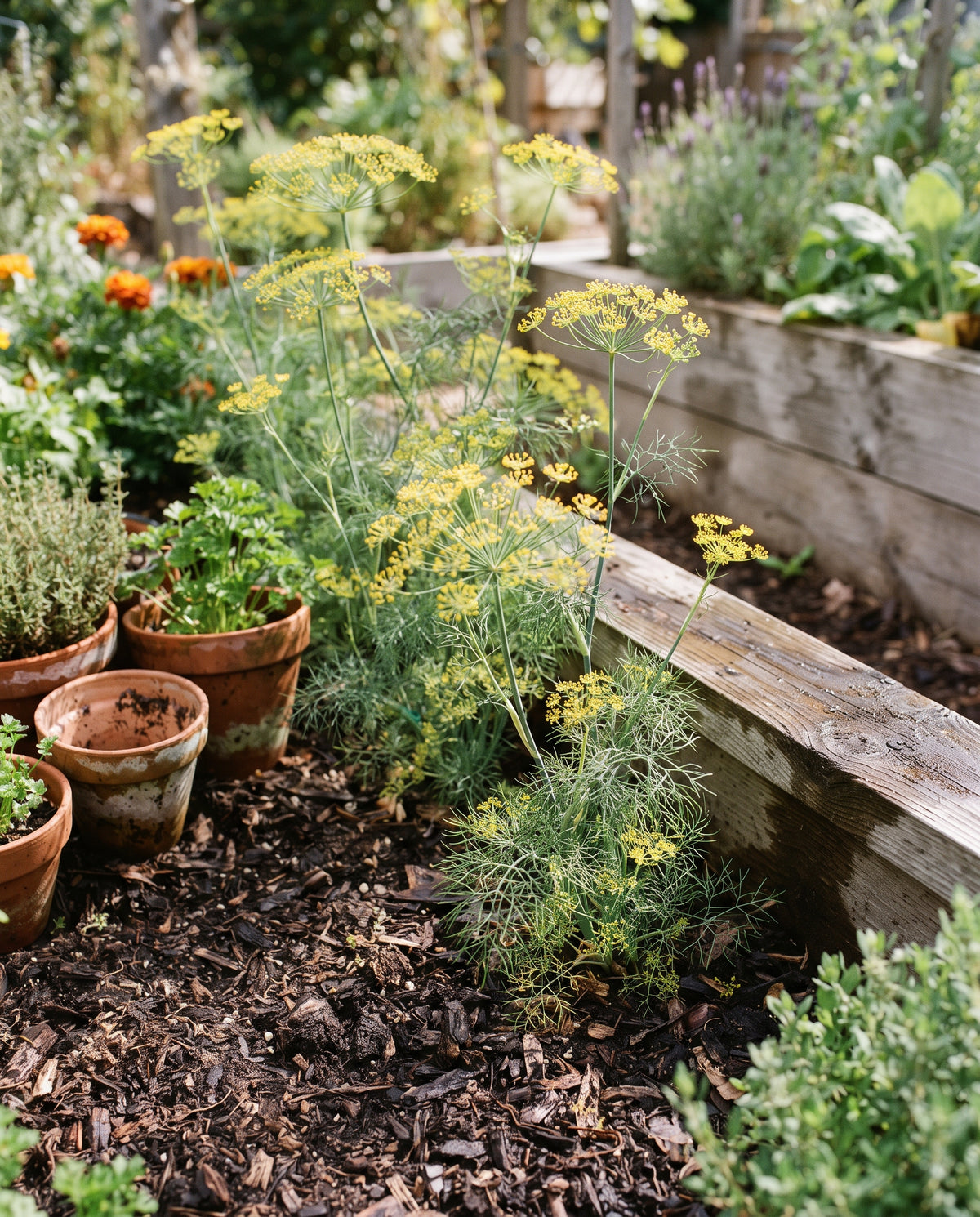 Dill ‘Tetra’, Anethum graveolens, Ansicht 1