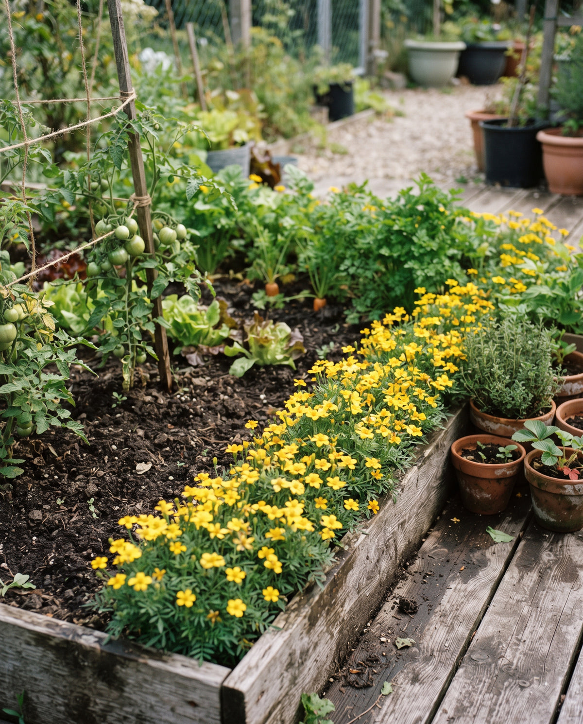 Tagetes ‘Lemon Gem’, Tagetes tenuifolia, Ansicht 1