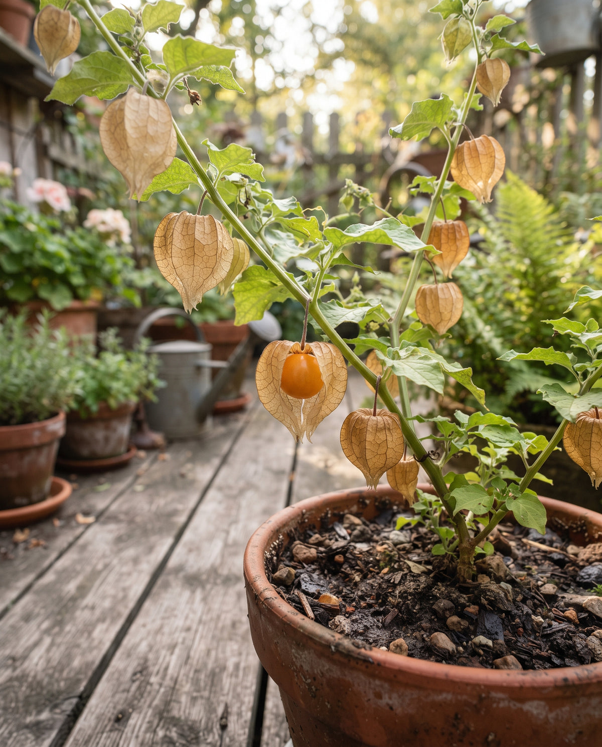 Physalis ‘Andenbeere’, Physalis peruviana, Ansicht 1