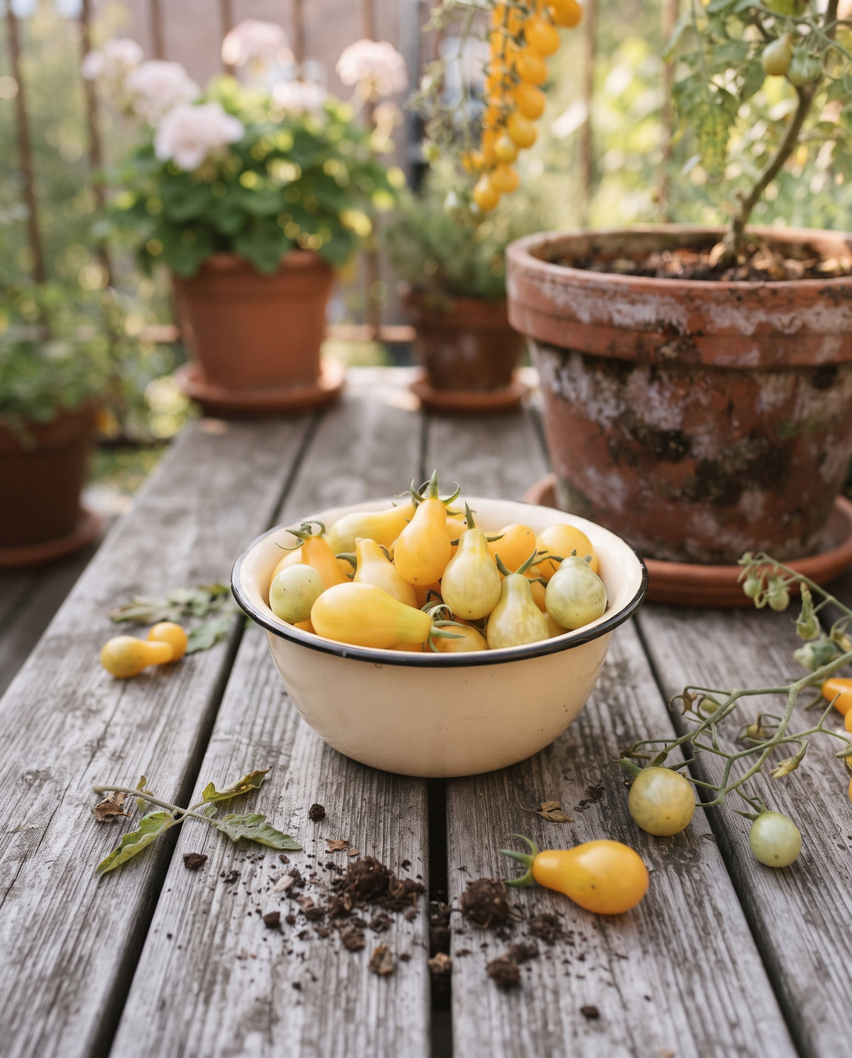 Tomate ‘Gelbe Birne’, Solanum lycopersicum, Ansicht 2